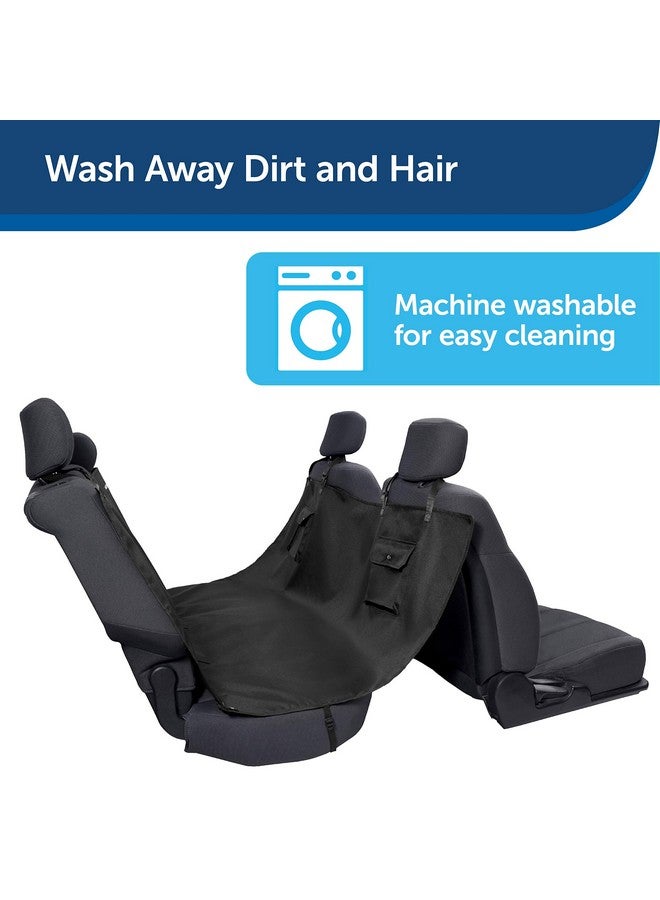 Happy Ride Hammock Seat Cover  Fits Cars, Trucks, Minivans And Suvs  Waterproof Area Protection  Durable Vehicle Seat Protector  Black