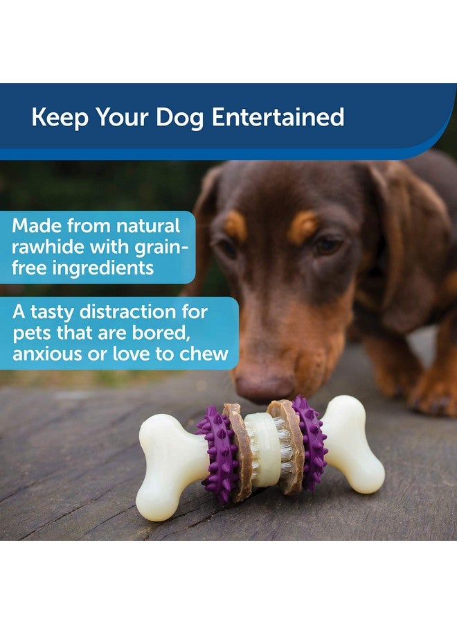 Busy Buddy Bristle Bone, Large, Helps Keep Your Dog'S Teeth Clean, LongLasting Playtime