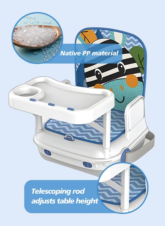 Baby Booster Seat For Foldable  Dining Table With Music and Storage Box