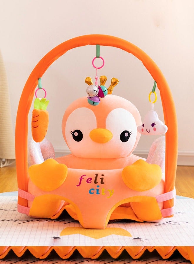 Baby Support Sofa Baby Sofa Chair Soft Plush Cartoon Animals Baby Sit Up Chair Learning to Sit Cushion Seats for Toddlers 3-24 Month Infant Sitting Chair Baby Sitting Chair Baby Seat