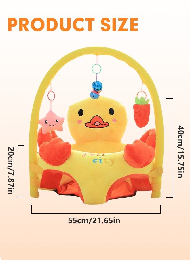 Cartoon Animal Soft Plush Baby Sofa Chair, 3 - 24 Months