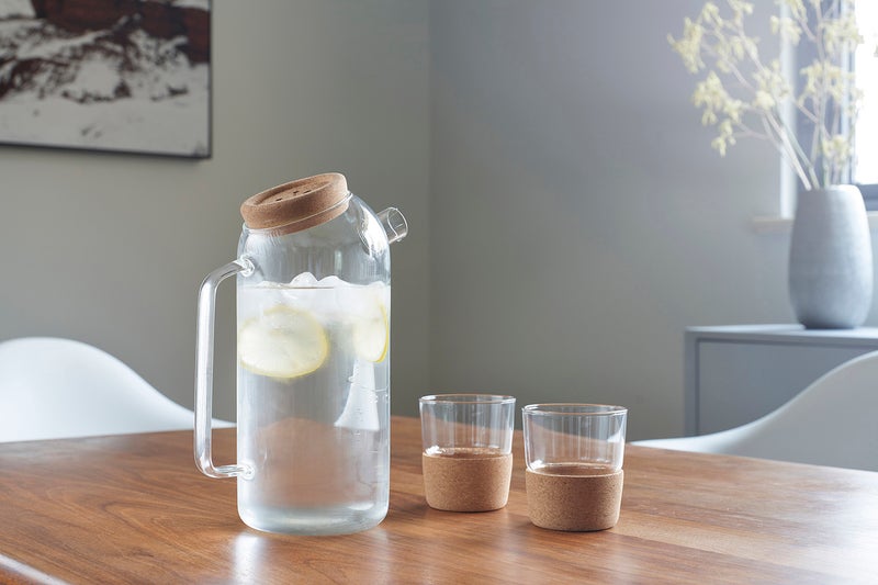 ZOSSEN - Hans Larsen Set of Glass Carafe with 2 Tumblers