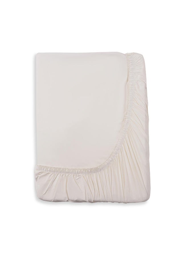 Elegance Fitted Sheet 160X200+33Cm - Cream