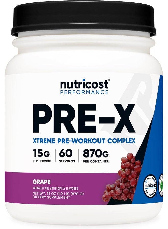 Pre-Workout Complex Powder Grape 60 Serv