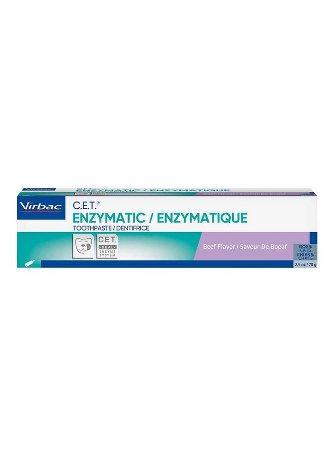 Plaque Tartar Control Enzymatic Dog And Cat Toothpaste, 2.5 Oz, Beef