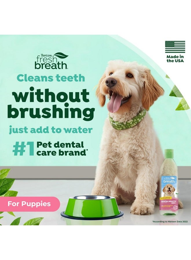 Fresh Breath For Puppy Breath | Breath Freshener | Puppy Dental Care Made Easy | Puppy Mouthwash | Made In The Usa | 16 Oz.