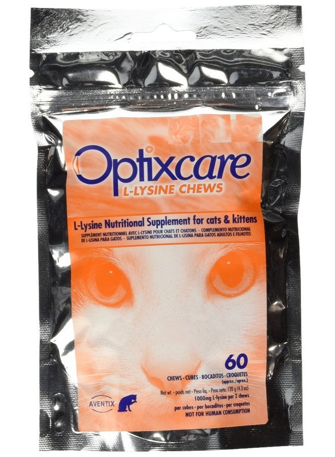 722 LLysine Chews For Cats & Kittens, 60 Count (Pack Of 1)