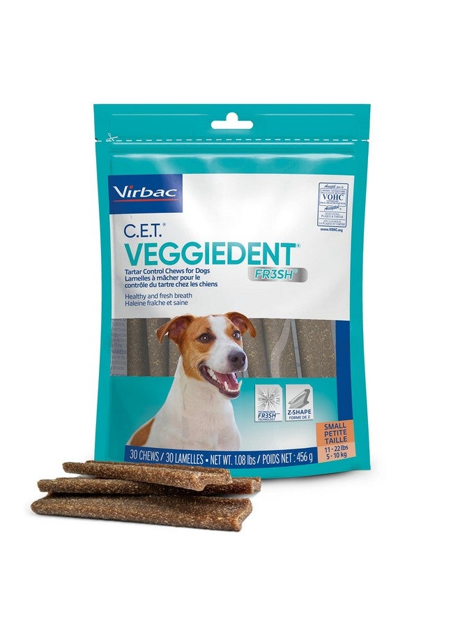 Cet Veggiedent Fr3Sh Tartar Control Chews For Dogs, Small