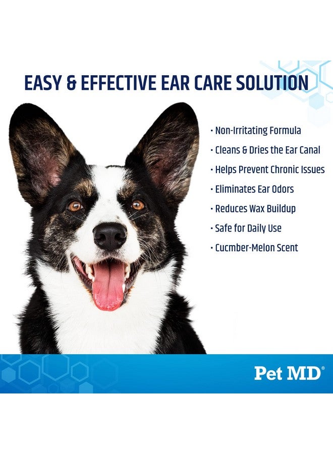 Cat And Dog Ear Cleaner Wipes  Advanced Otic Veterinary Ear Cleaner Formula  Dog Ear Infection Treatment  100 Count