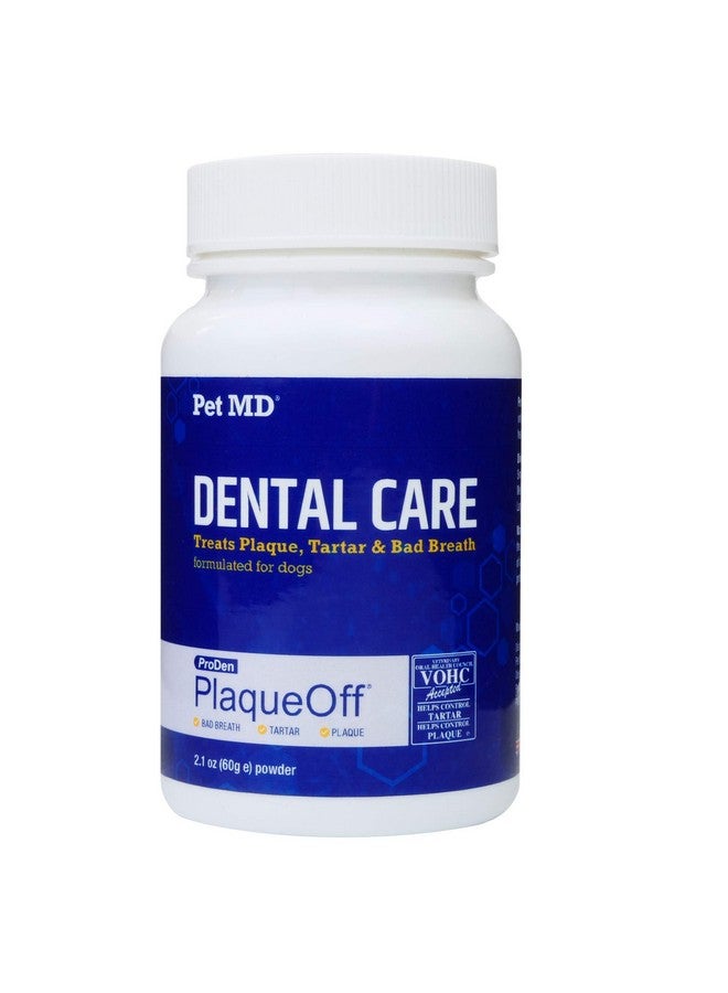 Proden Plaqueoff Dog Teeth Cleaning Dental Care Powder  Oral Care Supplement For Dogs  Reduce Bad Breath, Tartar, & Plaque  60G