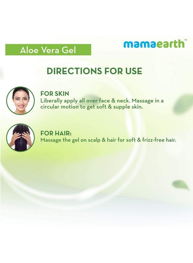 Aloe Vera Gel - 300Ml | For Face, With Pure Aloe Vera & Vitamin E For Skin And Hair | All Skin Type