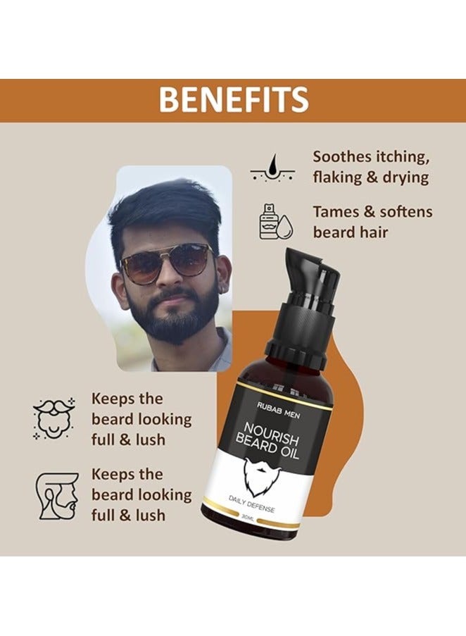 Advance Beard Oil for Uneven, Patchy & Fast Beard Growth