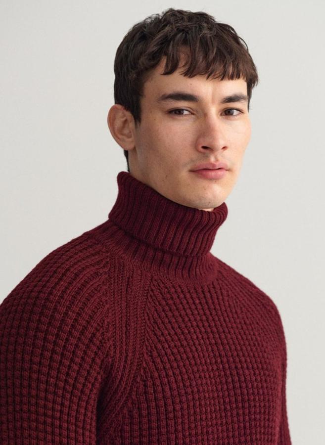 Textured Rollneck Sweater