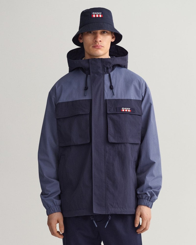 Gant Blocked Hooded Jacket