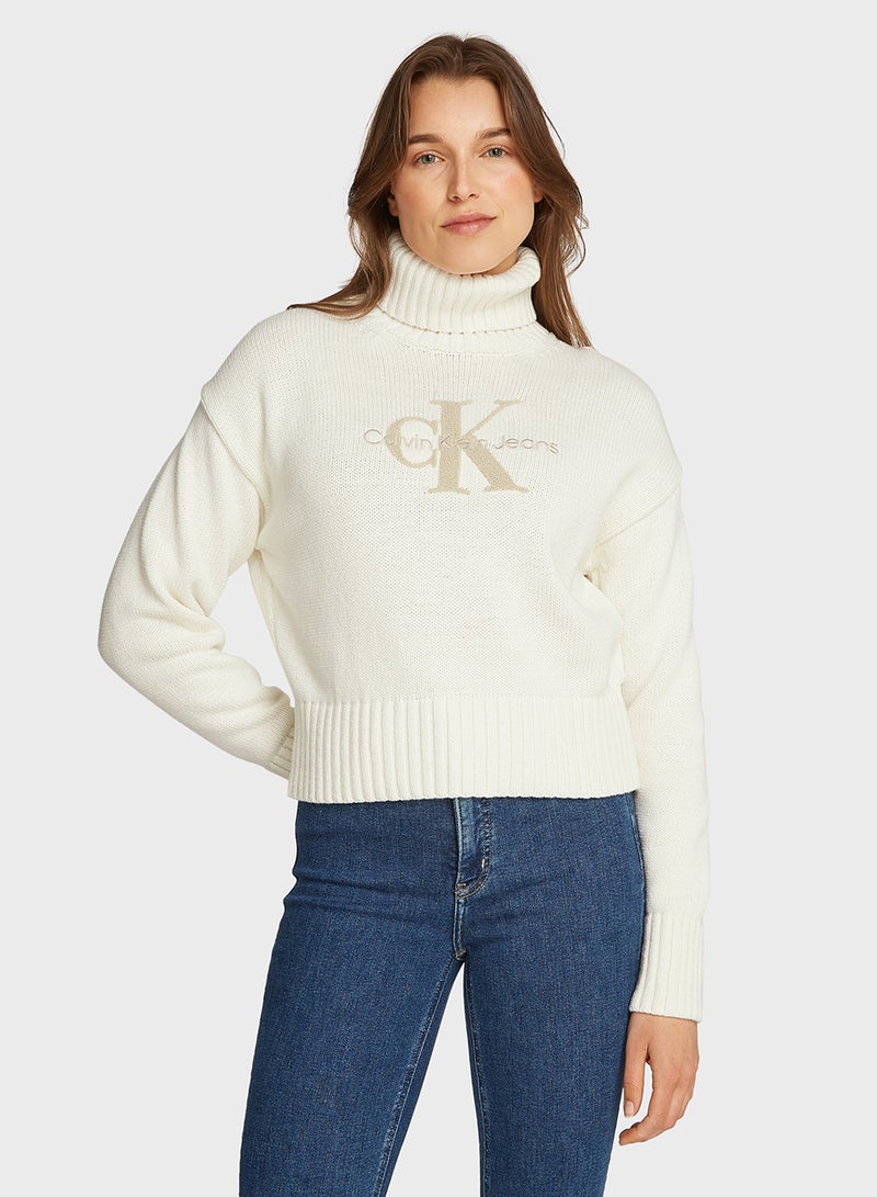 Chenille Monologo Sweater