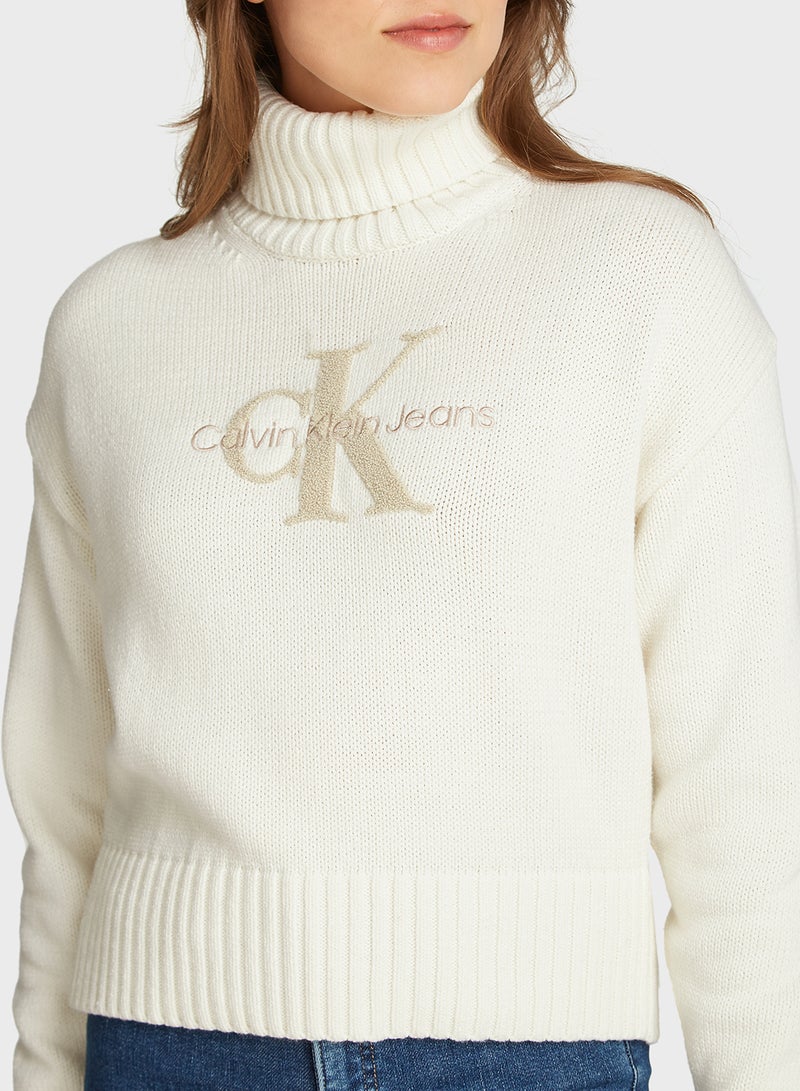 Chenille Monologo Sweater