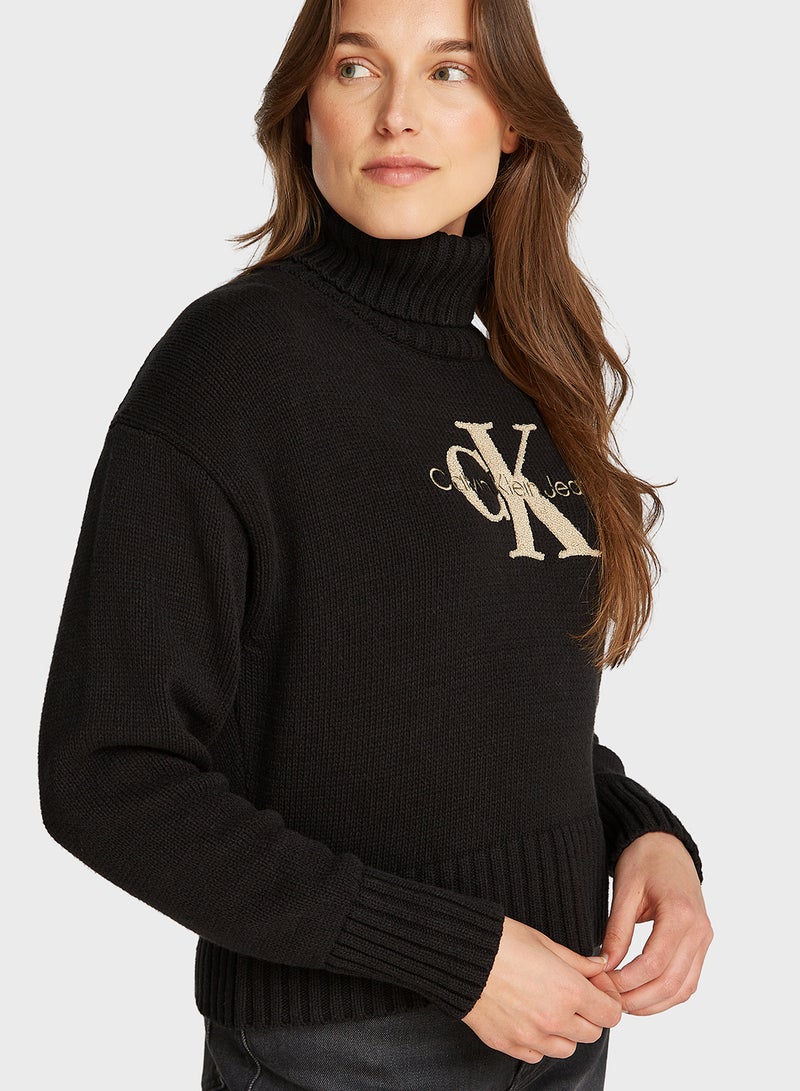 Chenille Monologo Sweater