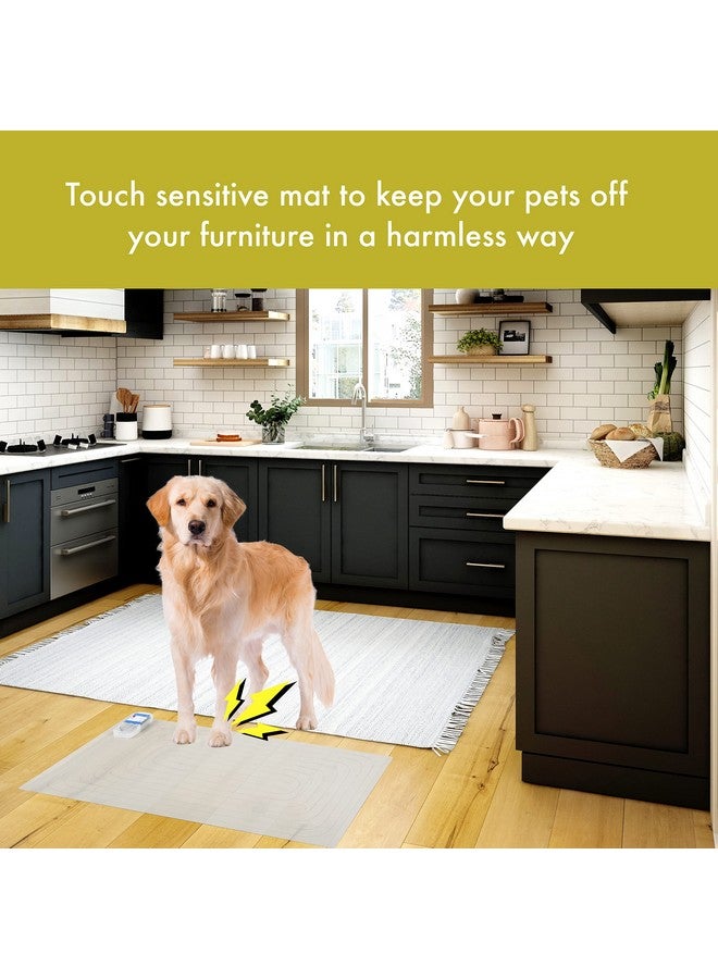 Pet Training Shock Mats For Dogs (30X16 Inches)  Keep Cats Off The Counter And Keep Dogs Off Couch, Bed, Sofa, Countertops  Shock Pads For Pets