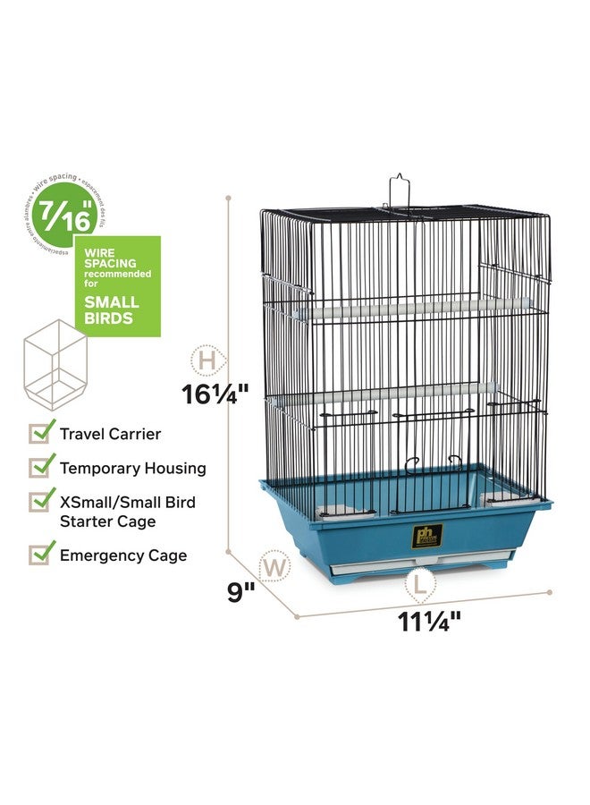 Sp50021 Slate Bird Cage, Small, Blue