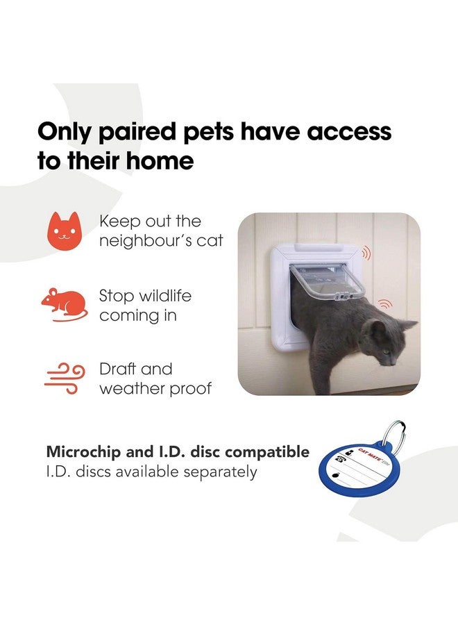 Elite Microchip Cat Flap W/ Timer Control