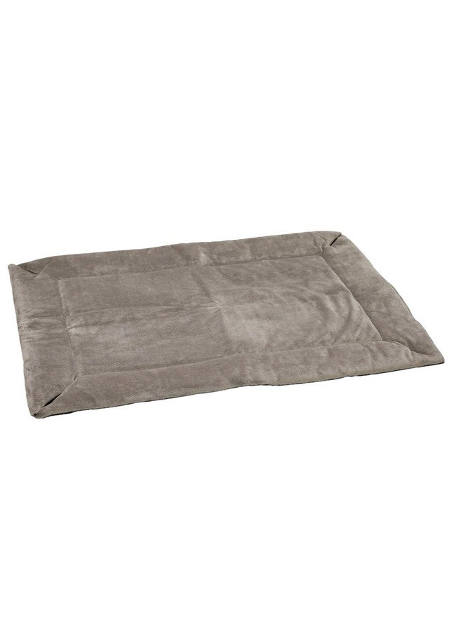 SelfWarming Crate Pad, Warming Dog Crate Bed, Machine Washable Dog Crate Mat, Gray Large 25 X 37 Inches