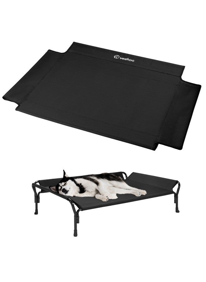 Dog Bed Replacement Cover For Bed Model Cwc2307  L, Black