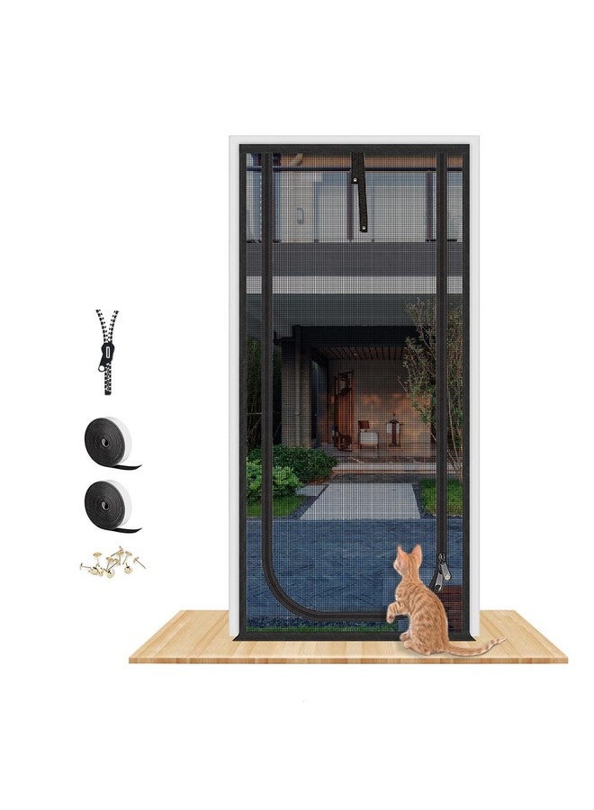 Upgraded Pet Screen Door Fits Doors Up To 30