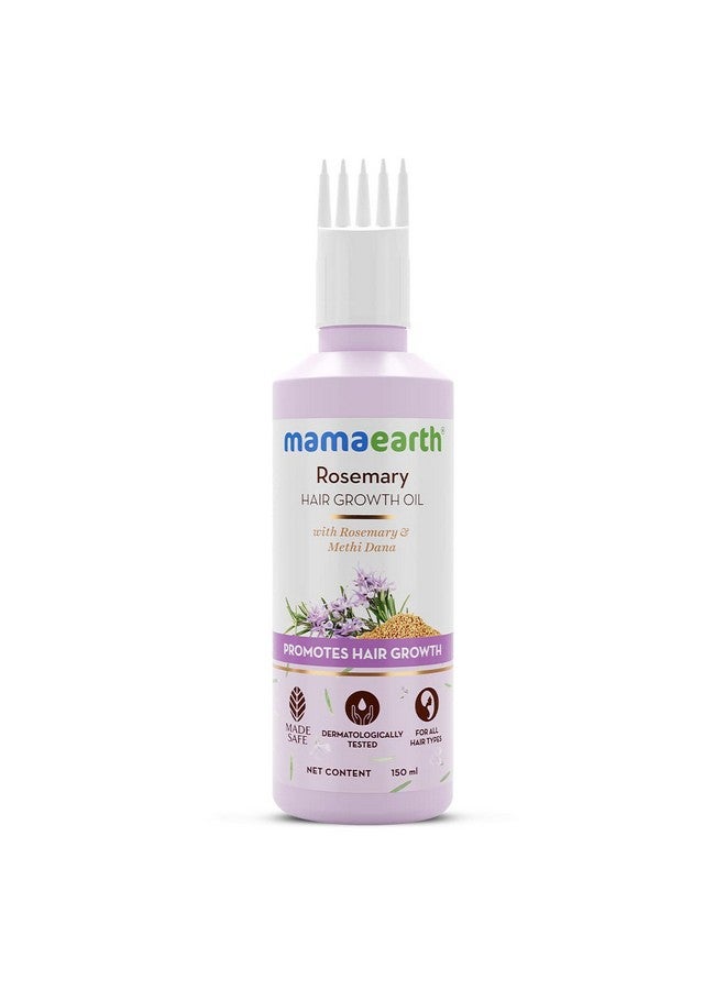 Rosemary Hair Growth Oil With Rosemary & Methi Dana For Promoting Hair Growth - 150 Ml | Controls Hair Fall | Strengthens Hair