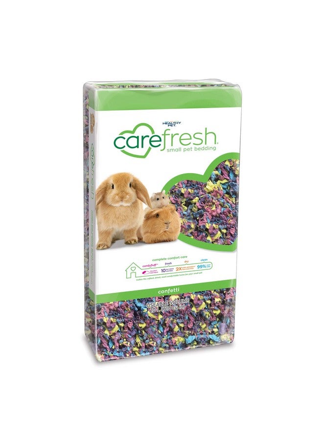 99% DustFree Confetti Natural Paper Small Pet Bedding With Odor Control, 10 L