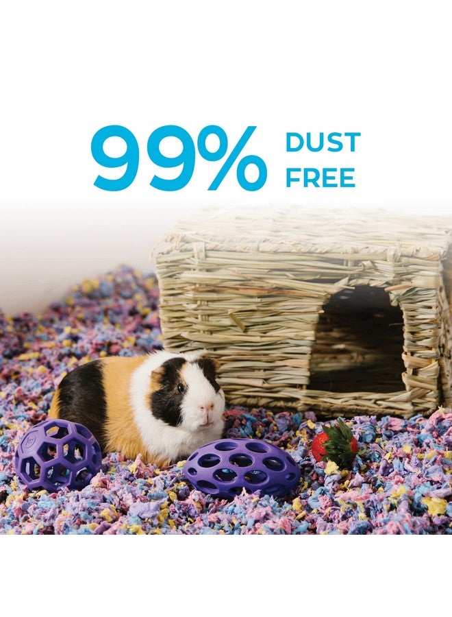 99% DustFree Confetti Natural Paper Small Pet Bedding With Odor Control, 10 L
