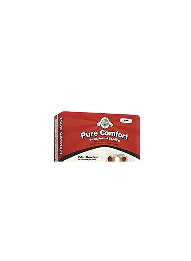 Pure Comfort Small Animal Bedding  Odor & Moisture Absorbent, DustFree Bedding For Small Animals, White, 72 Liter Bag