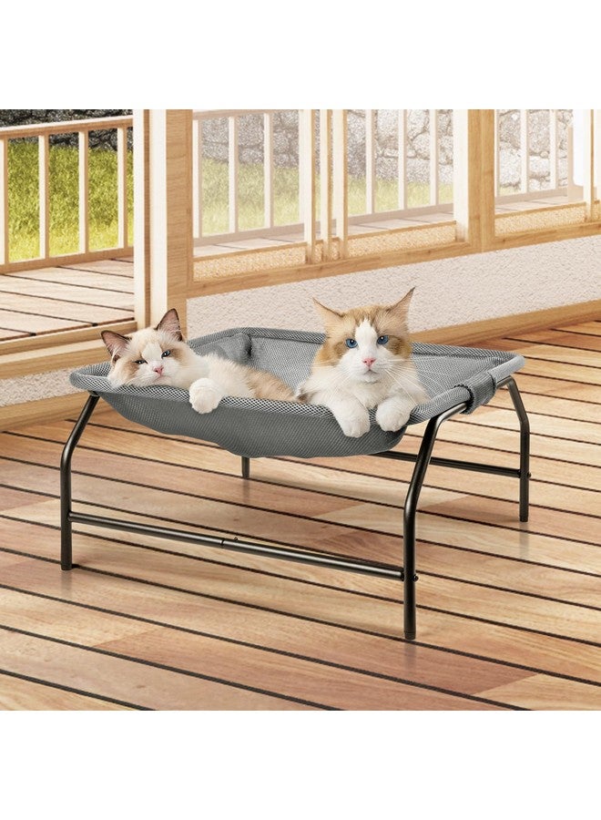 Cat Bed [Large Cats] Cat Hammock Dog Bed Pet Square Hammock Bed FreeStanding Cat Sleeping Bed Cat Supplies Whole Wash Detachable Easy Assembly Outdoor Indoor