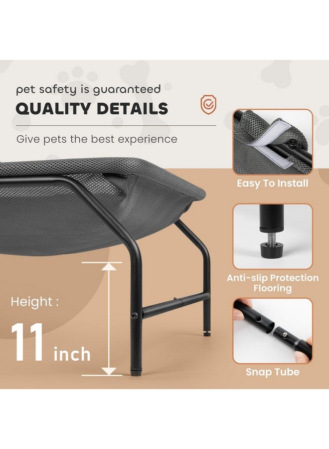 Cat Bed [Large Cats] Cat Hammock Dog Bed Pet Square Hammock Bed FreeStanding Cat Sleeping Bed Cat Supplies Whole Wash Detachable Easy Assembly Outdoor Indoor