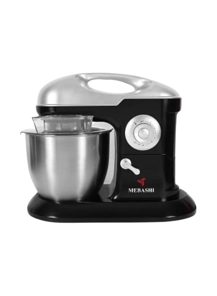 MEBASHI Stand Bowl Mixer, 7L Capacity, 10 Speeds, Stainless Steel Bowl, Black (ME-SBM1107) (Black)