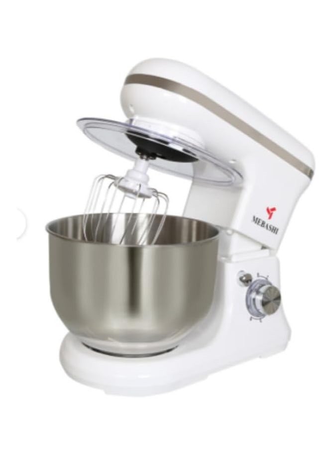 MEBASHI Stand Bowl Mixer, 5L Capacity, Stainless Steel Bowl,(1200W) 6 Speed Settings, (ME-SBM1112)