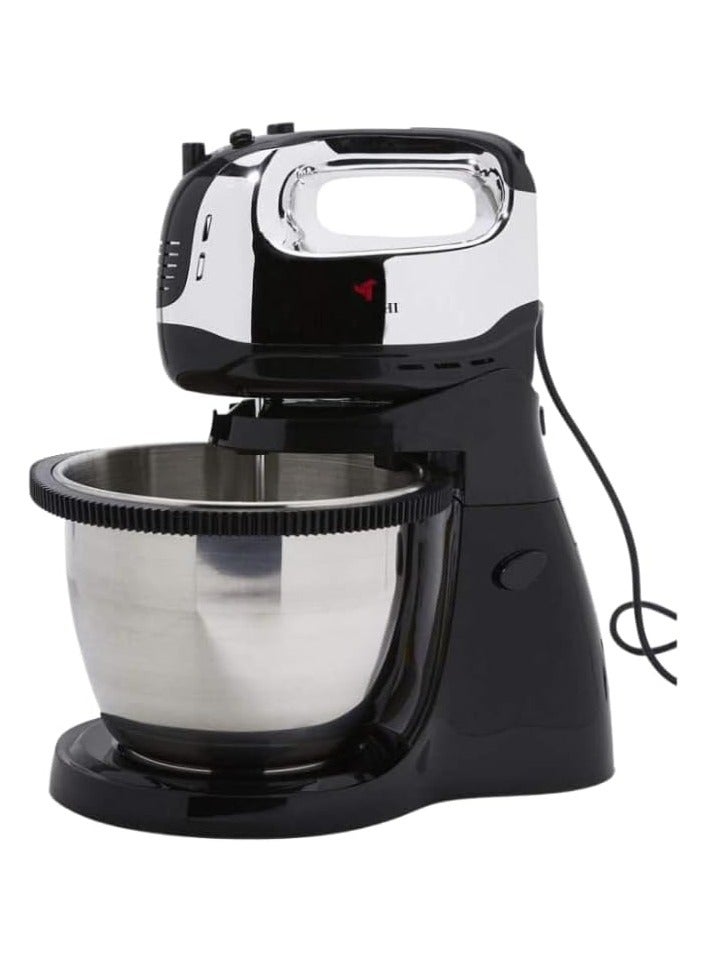 MEBASHI 3L Rotatable Stand Bowl Mixer, 5 Speeds, Black (ME-SBM1003)(300W)