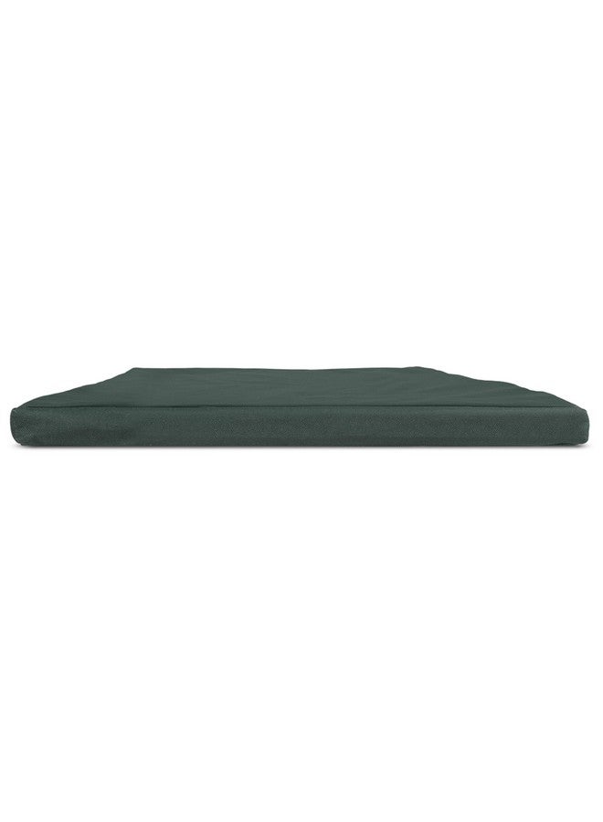 WaterResistant Dog Bed For Extra Small Dogs W/ Removable Washable Cover, Perfect For Crates & Kennels, For Dogs Up To 12 Lbs  TwoTone Reversible Crate Pad  Green/Gray, Extra Small