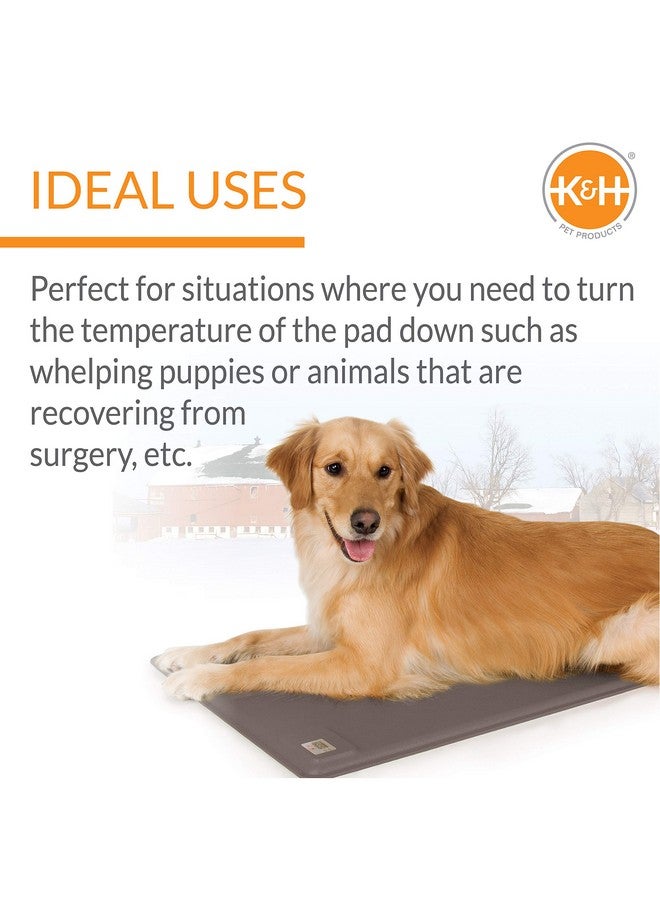 Deluxe LectroKennel Heated Pad Small Gray 12.5