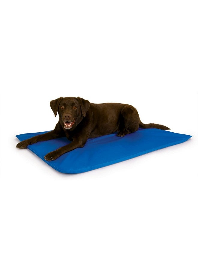 Cool Bed Iii Dog Cooling Mat, Cooling Dog Beds For Large Dogs, Dog Cooling Mat For Dog Carrier, Outdoor Dog Bed Cooling Pad For Dog, Pet Cooling Mat  Blue Large 32 X 44 Inches