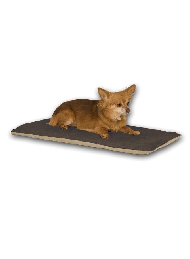 ThermoPet Mat Reversible Heated Pet Bed Mocha 14 X 28 Inches