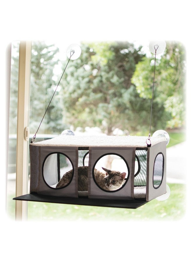 Cat Window Perch For Large Cats, Ez Mount Penthouse Window Sill Cat Bed, Sturdy Cat Hammock For Window, Cat Perch Cat Shelf, Cat Window Bed Cat Furniture, Cat Window Hammock 2Level