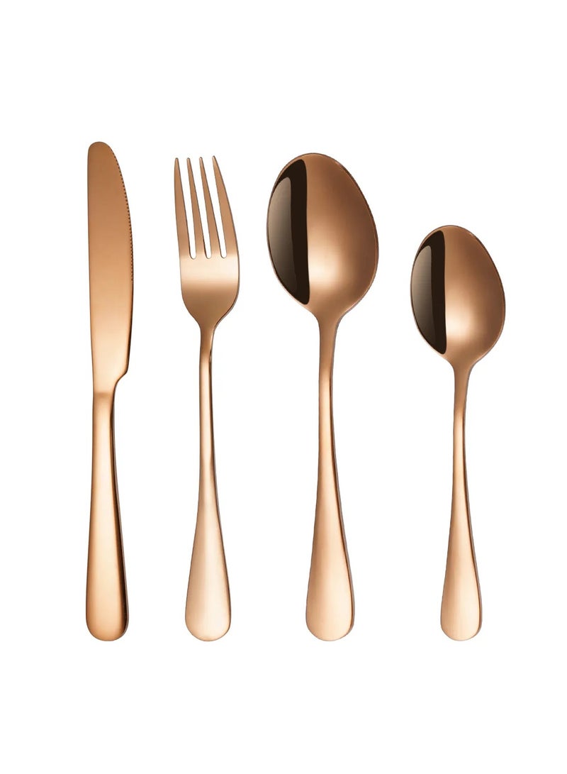 Rose Gold Royale Dining Utensil Collection