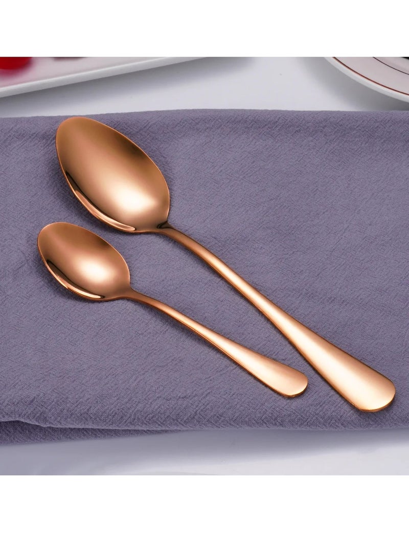 Rose Gold Royale Dining Utensil Collection