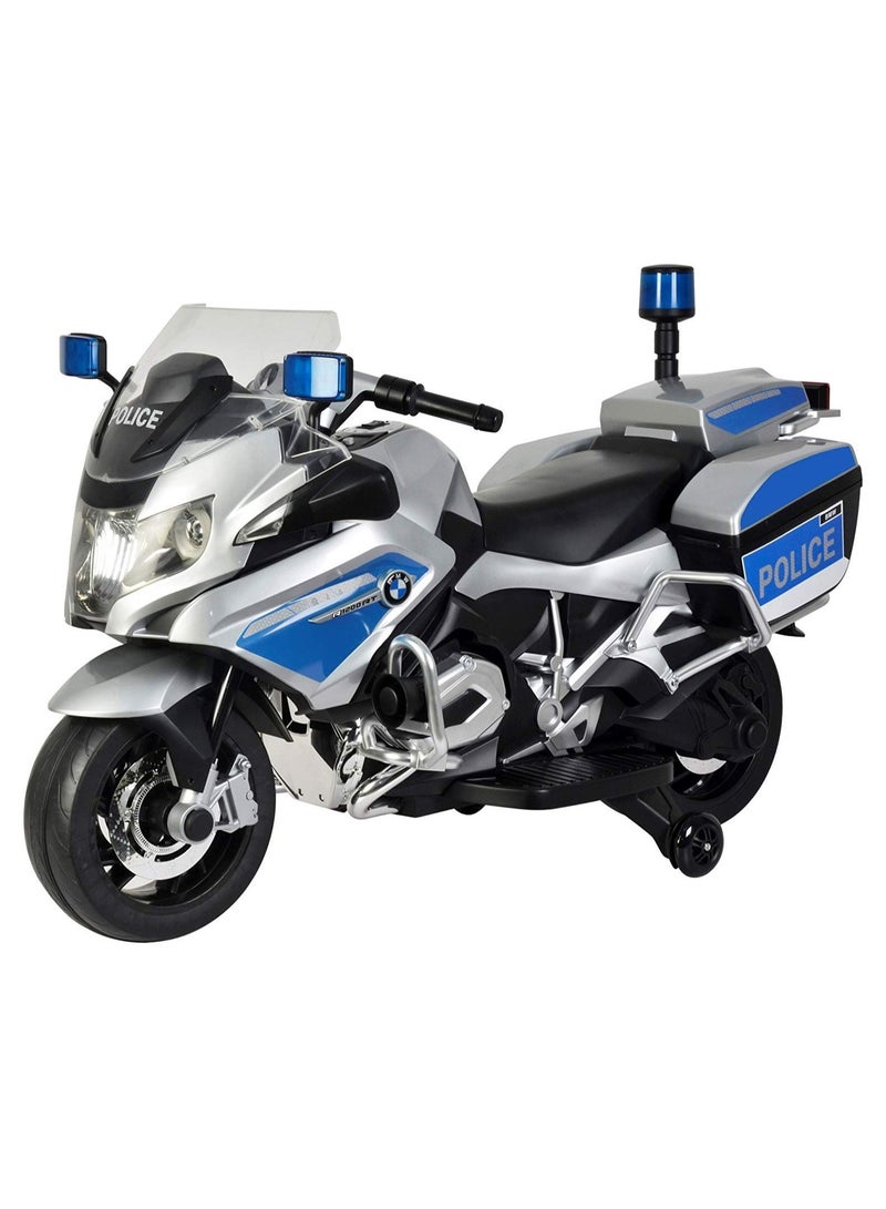 Megastar Licensed Ride on  12 v BMW  POLICE BIKE Electric Motorcycle for kids