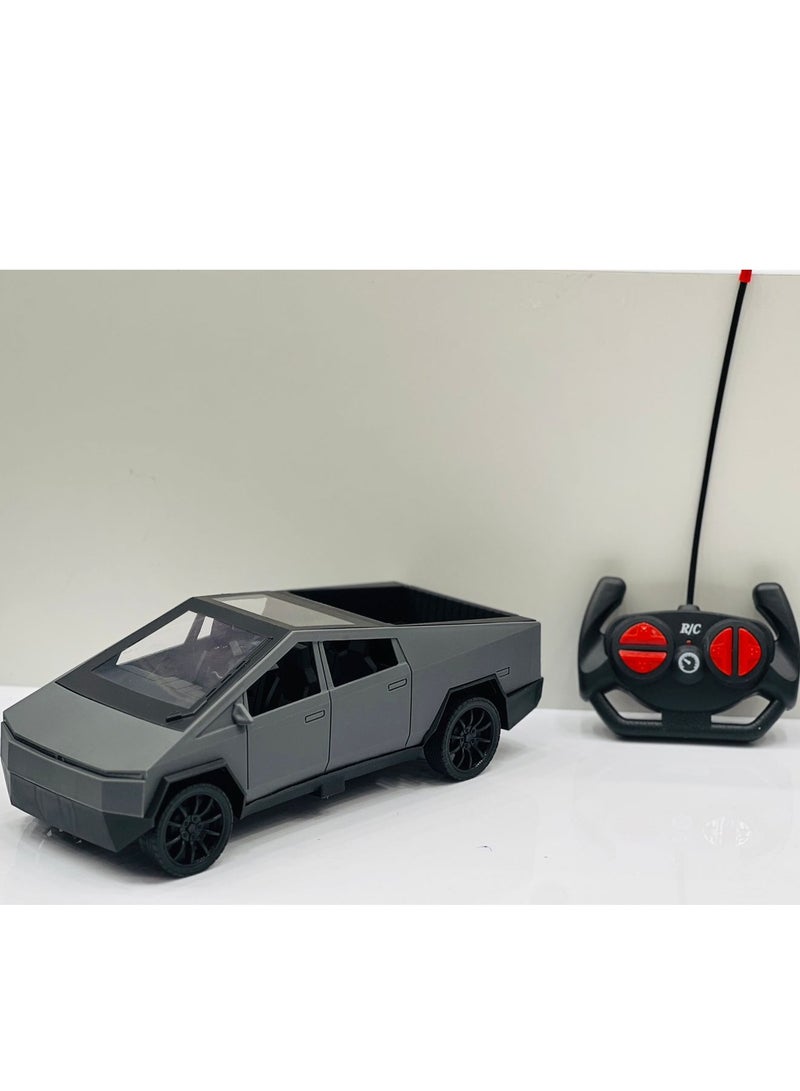 1:14 Remote Control Cyber Pickup Truck for Kids – Tesla Cyber Pickup RC Toy, Durable Material, Parent-Child Interactive, Hand-Eye Coordination, Brain Training Educational Gift