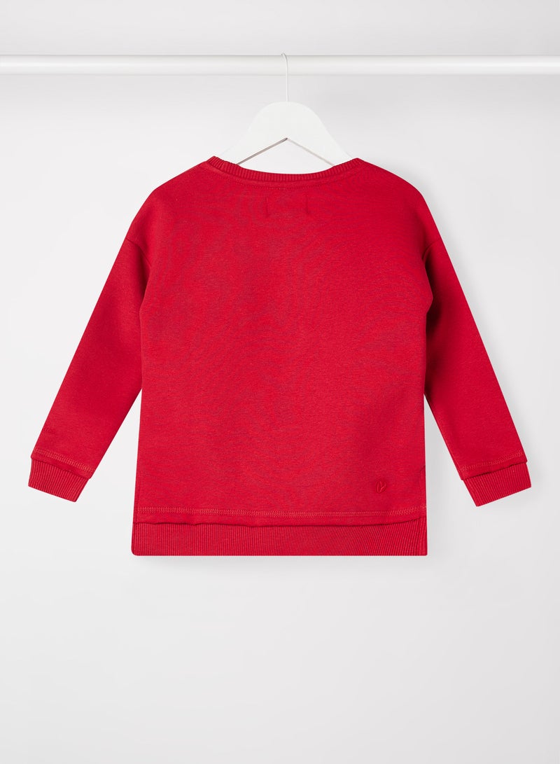 Kids Danielle Sweatshirt Red