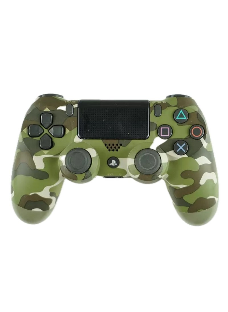 PS4 Controller Wireless Bluetooth Vibrate Game Controller Handle  Controller, Green Camouflage