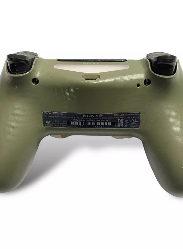 PS4 Controller Wireless Bluetooth Vibrate Game Controller Handle  Controller, Green Camouflage