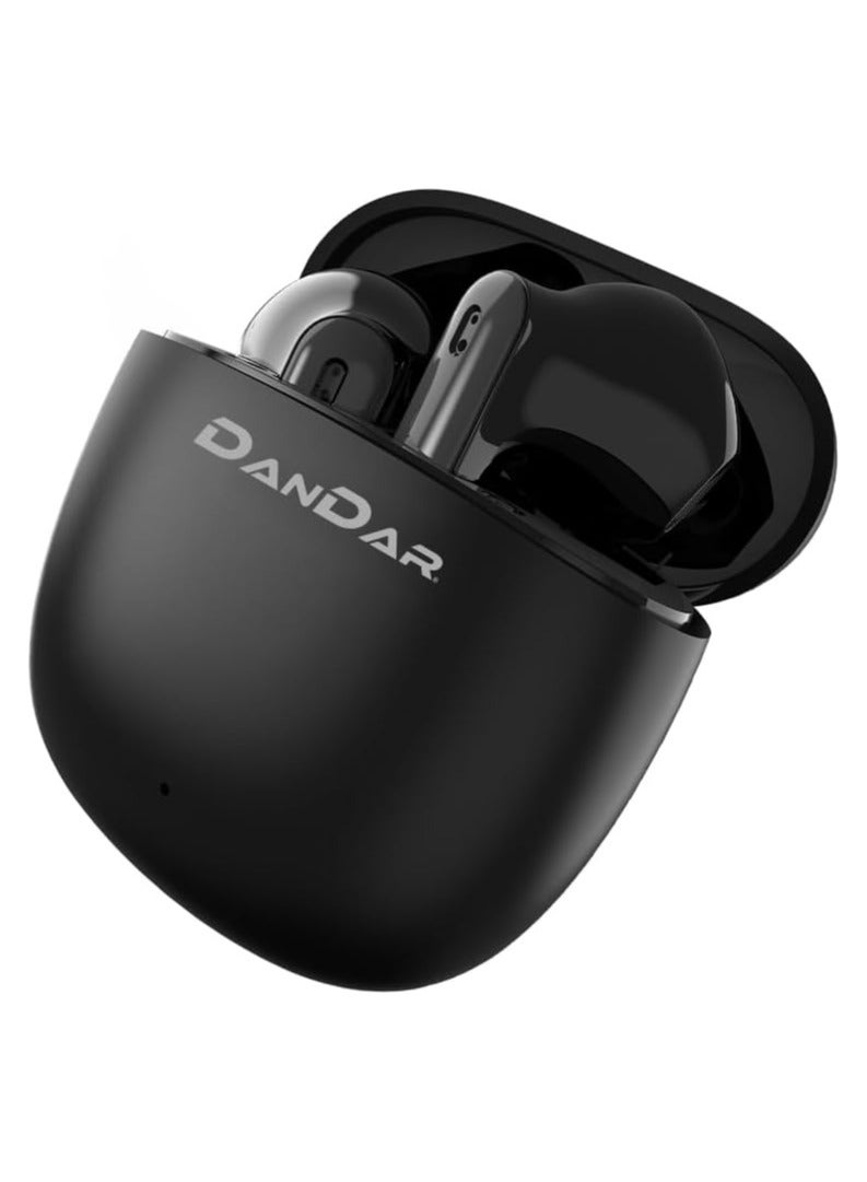 Dandar Wave Earbuds Crystal Clear Calls with HD Microphone, Soft Bass, 20Hrs Playtime Latest BT 5.3 - Smart Touch, Lightweight Comfortable