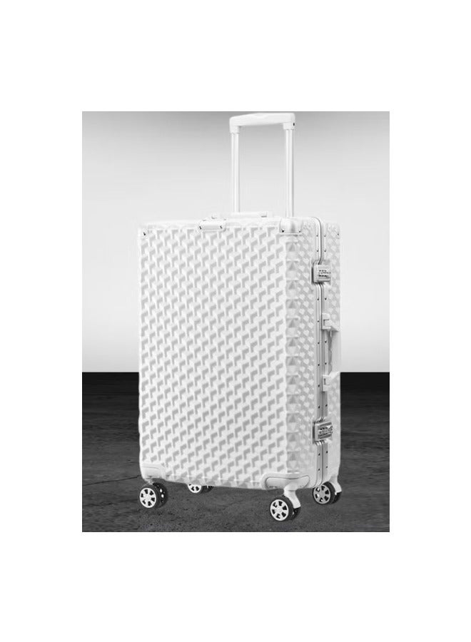 3 Pieces Aluminium Hardside 360 degree Spinner Wheels Trolley Luggage Set with TSA Lock 20/24/28 Inch